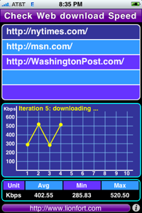 ChkWebSpeed Utility