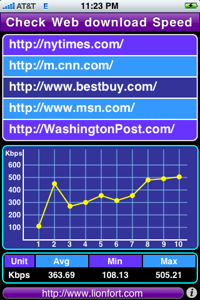 ChkWebSpeed Utility